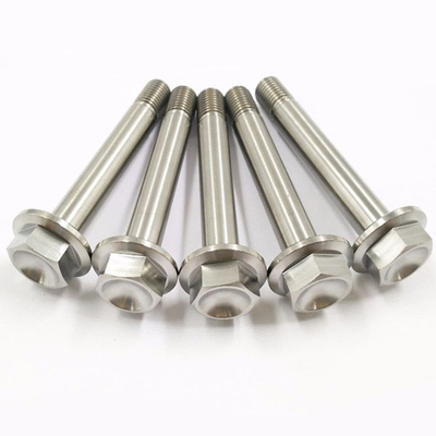 Titanium Flange Bolts With Nuts And Washers Tuning Racing  Auto Bike Motorcycle