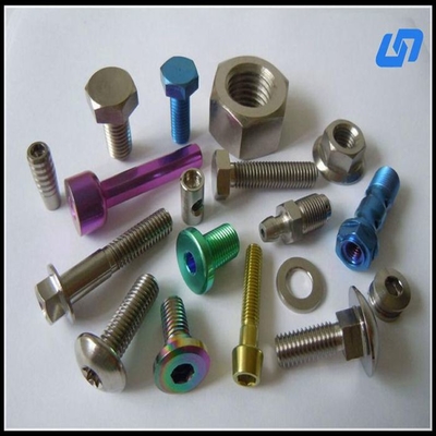 Titanium Fasteners Gr1 Gr2 Gr5 Bolts And Nuts Screws For Industrial