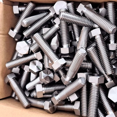 Titanium Fasteners Gr1 Gr2 Gr5 Bolts And Nuts Screws For Industrial