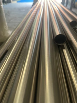 ASTM B337/338 Titanium Welded Tube With High Purity and Large Stock Inventory for High Temperature Resistance Applications
