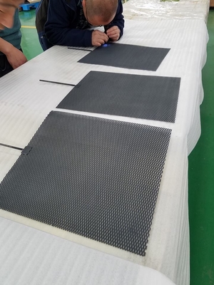 Titanium anodes for aluminum foil forming used in EV charging stations