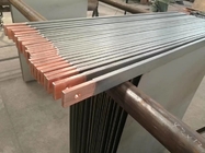 Gr2 Titanium Clad Copper 52mm Flat Bar 1.0mm For Alkali Production Hydrometallurgy