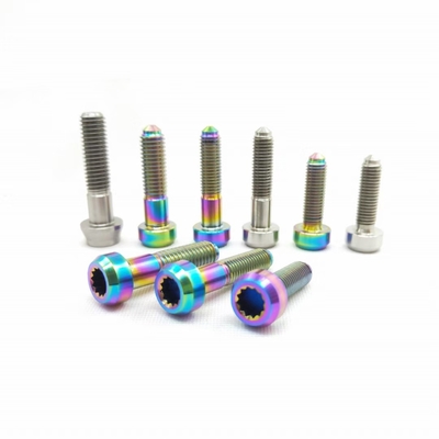 Titanium SS 304 Bolts And Nuts Fasteners Hardware Flange Taper Hex Cap For Sale