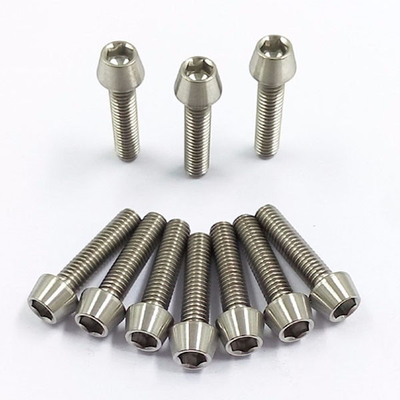 Titanium SS 304 Bolts And Nuts Fasteners Hardware Flange Taper Hex Cap For Sale