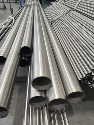 Titanium Welded Pipe Tube ASTM B338 ASTM B862 Gr1 Gr2 OD6-89mm WT0.35-2.0mm