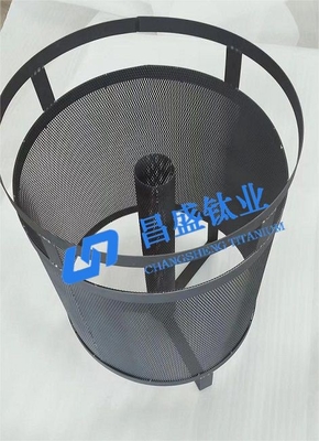 Titanium Anode Baskets Mmo Coating 6mm X 3mm 10mm X 5mm For Electroplating