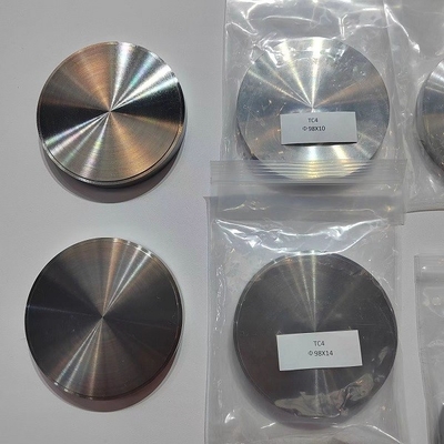 Titanium Sputtering Target 100*45mm 100*40mm Ti Ti-Al Zr Cr For PVD Coating