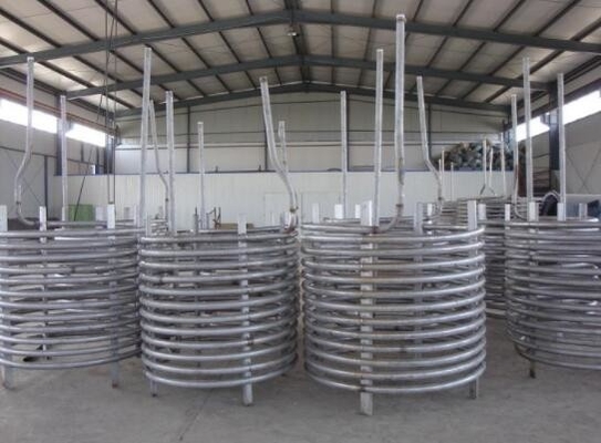 15m Titanium Coil Tubing Heating 3.15 Inches Gr9 Polished Surface