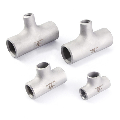 factory welding titanium pipe BW Titanium Reducing Tee Fitting