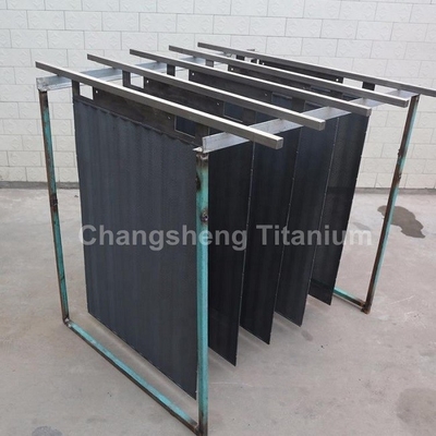 Lead Dioxide Coated Titanium Electrode Plate PbO2 Gr2 Anode electrodeposition of copper, nickel, cobalt and zinc